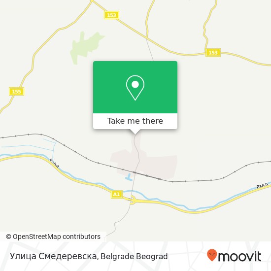 Улица Смедеревска map