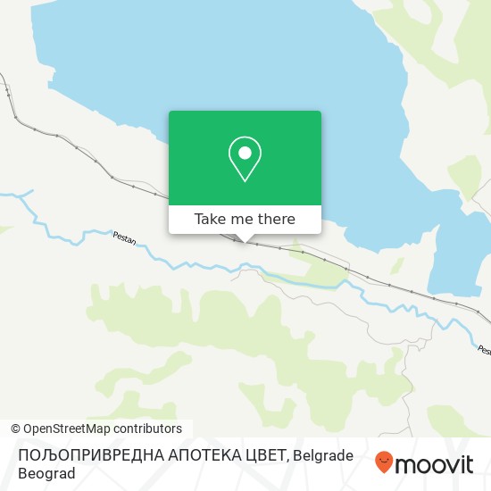 ПОЉОПРИВРЕДНА АПОТЕКА ЦВЕТ map