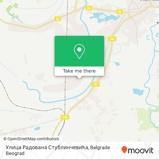 Улица Радована Стублинчевића map