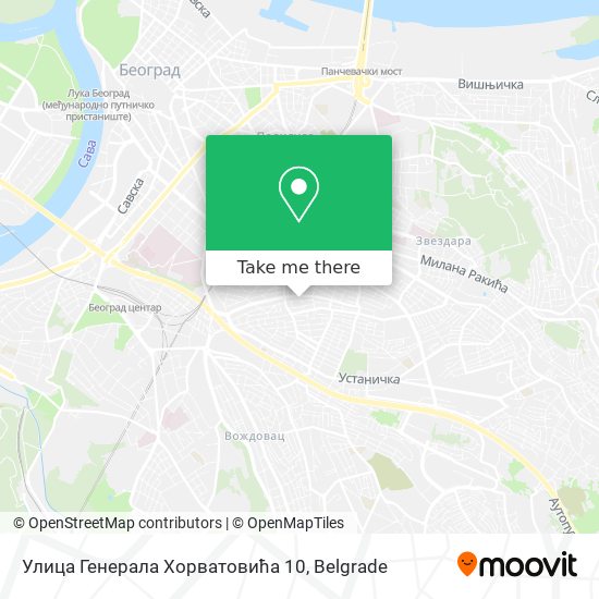 Улица Генерала Хорватовића 10 map