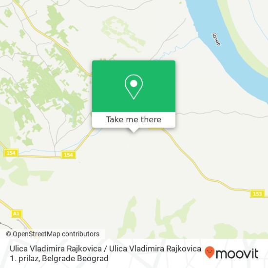 Ulica Vladimira Rajkovica / Ulica Vladimira Rajkovica 1. prilaz map