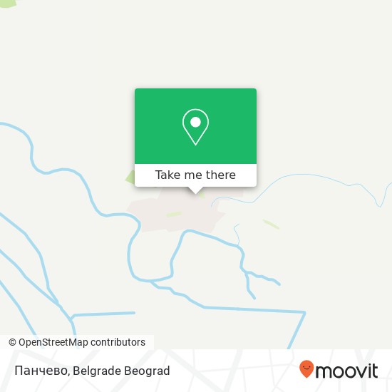 Панчево map