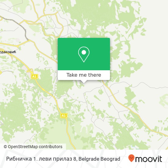 Рибничка 1. леви прилаз 8 map