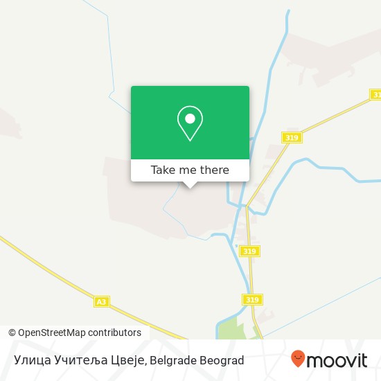 Улица Учитеља Цвеје map