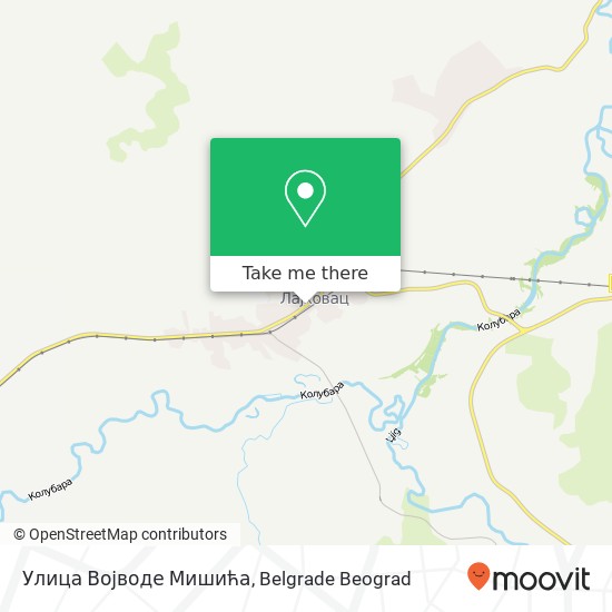 Улица Војводе Мишића map