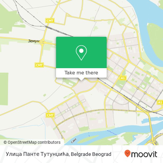 Улица Панте Тутунџића map