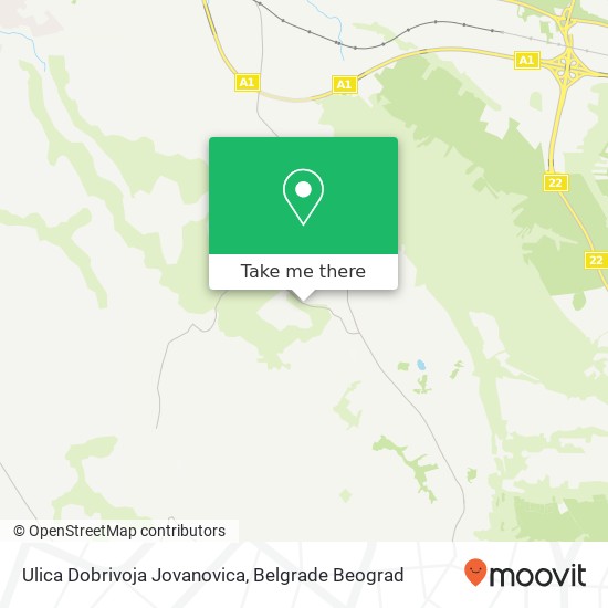 Ulica Dobrivoja Jovanovica map