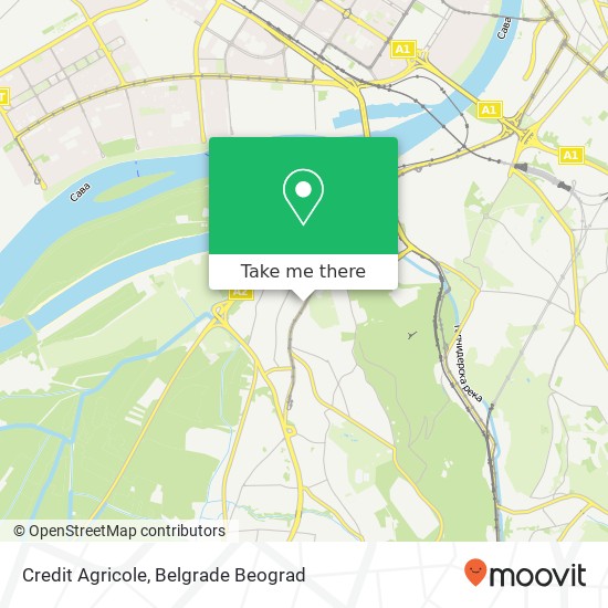 Credit Agricole map