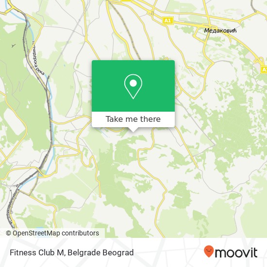 Fitness Club M map