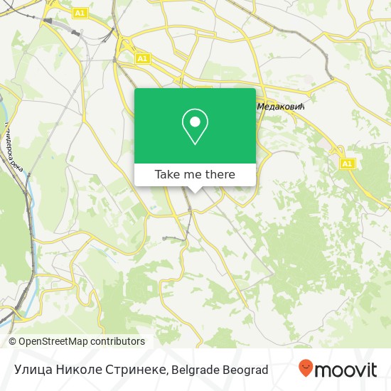 Улица Николе Стринеке map