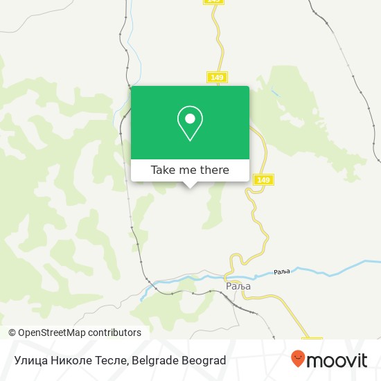 Улица Николе Тесле map