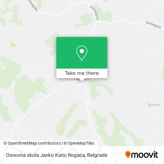 Osnovna skola Janko Katic Rogaca map