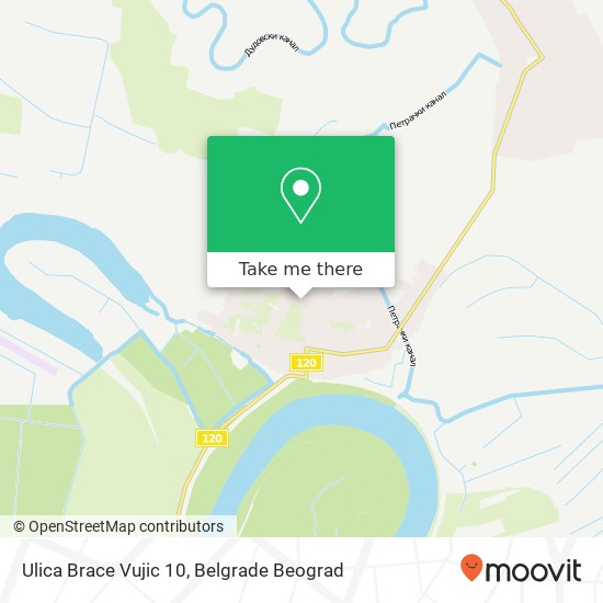 Ulica Brace Vujic 10 map