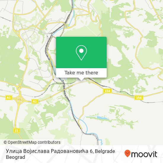 Улица Војислава Радовановића 6 map