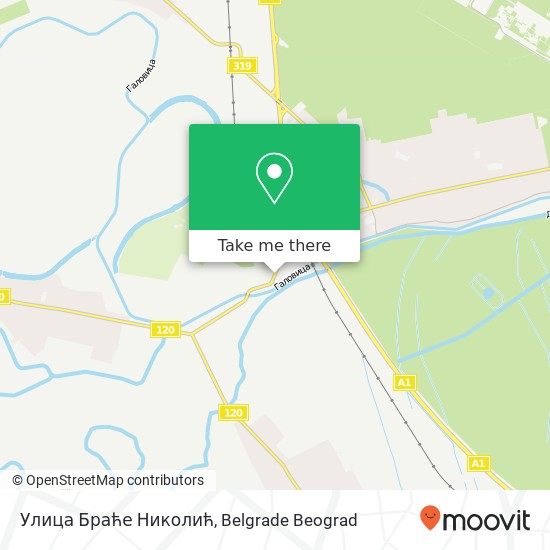 Улица Браће Николић map