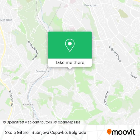 Skola Gitare i Bubnjeva Cupavko map