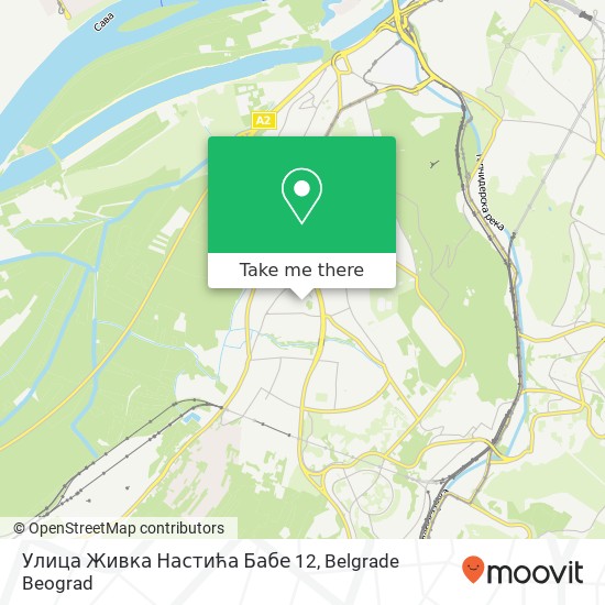 Улица Живка Настића Бабе 12 map