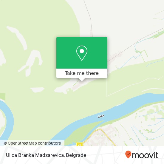 Ulica Branka Madzarevica map