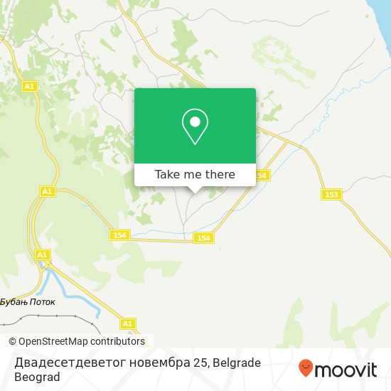 Двадесетдеветог новембра 25 map