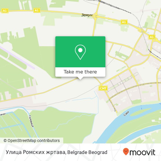 Улица Ромских жртава map