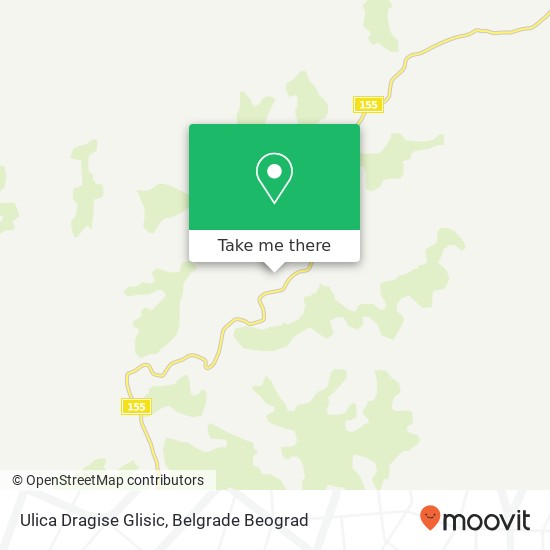 Ulica Dragise Glisic map