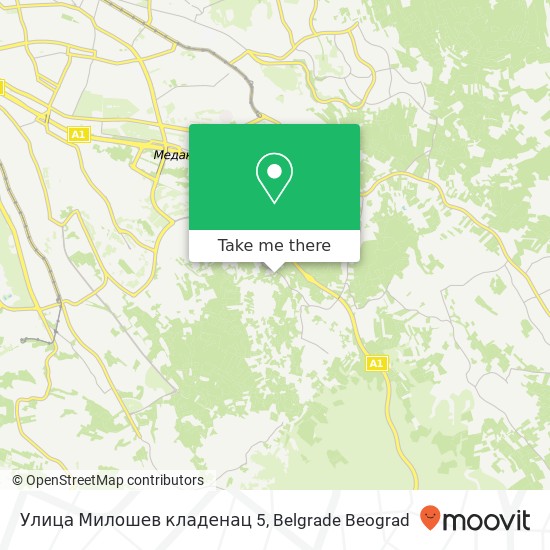 Улица Милошев кладенац 5 map