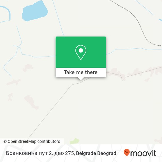 Бранковића пут 2. део 275 map