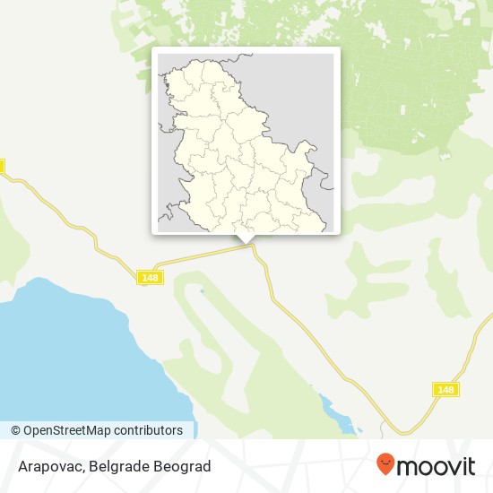 Arapovac map