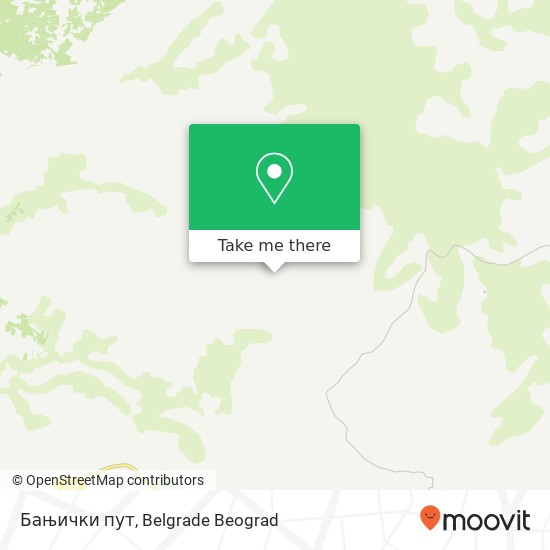 Бањички пут map