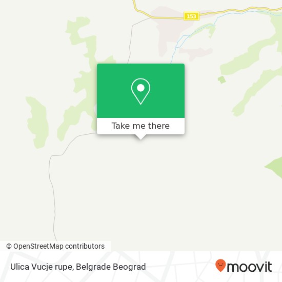 Ulica Vucje rupe map