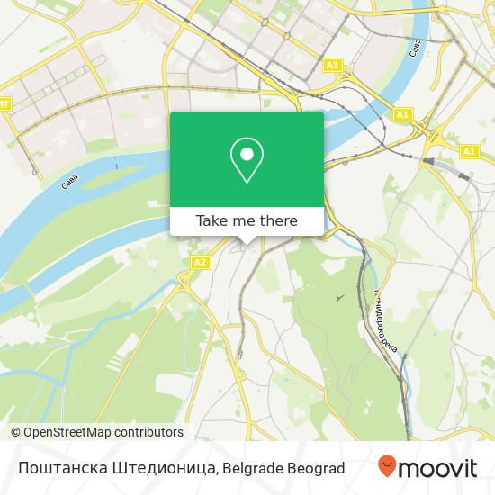 Поштанска Штедионица map