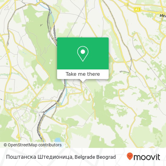 Поштанска Штедионица map