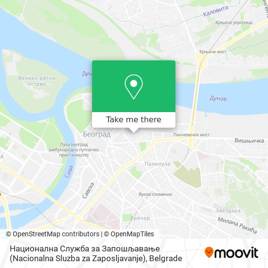 Национална Служба за Запошљавање (Nacionalna Sluzba za Zaposljavanje) map