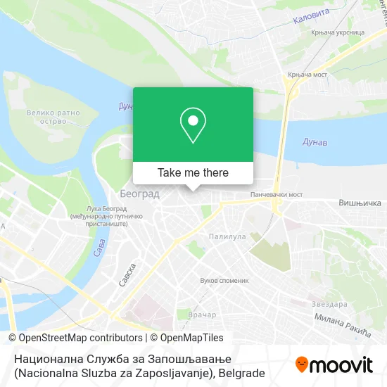 Национална Служба за Запошљавање (Nacionalna Sluzba za Zaposljavanje) map