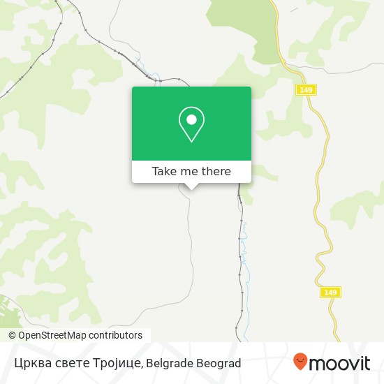 Црква свете Тројице map