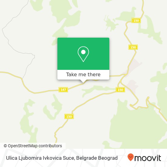 Ulica Ljubomira Ivkovica Suce map