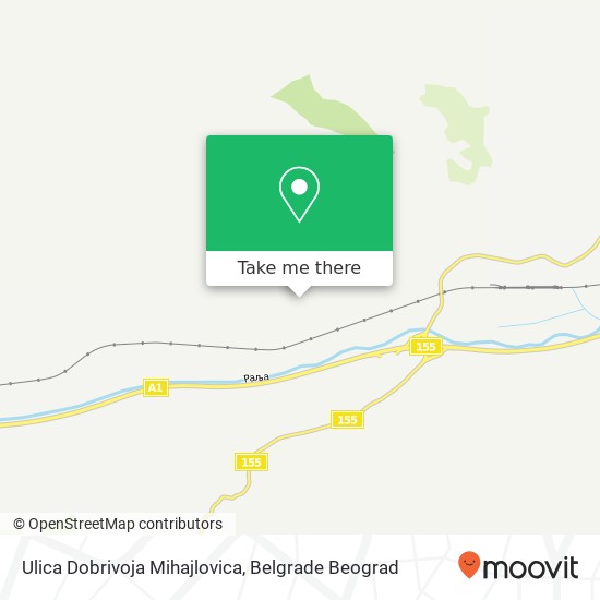 Ulica Dobrivoja Mihajlovica map