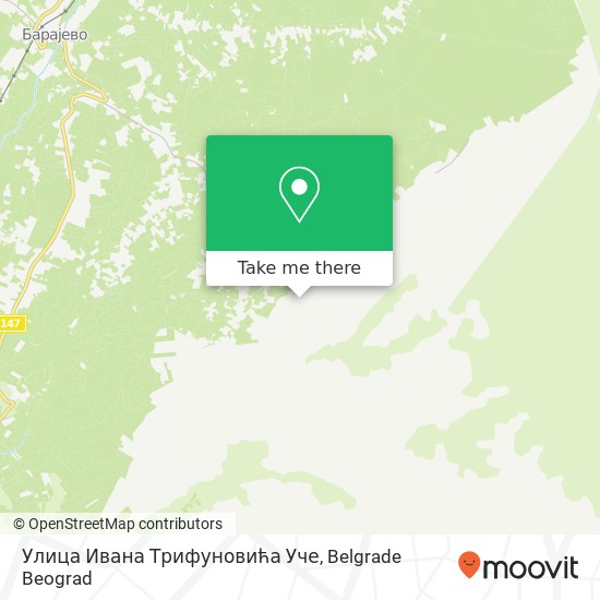 Улица Ивана Трифуновића Уче map