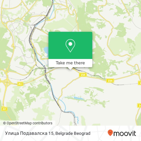 Улица Подавалска 15 map