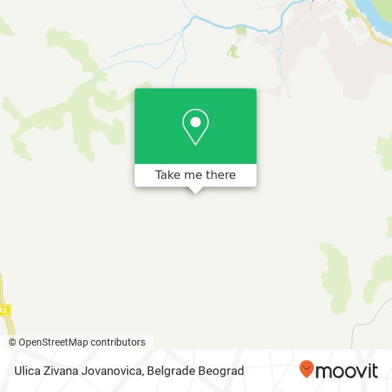 Ulica Zivana Jovanovica map