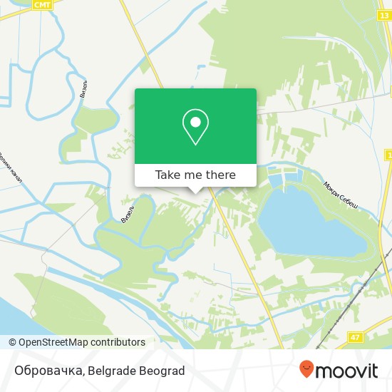 Обровачка map