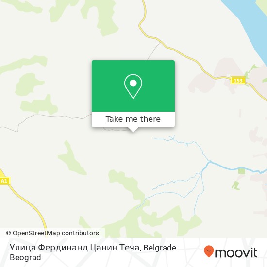 Улица Фердинанд Цанин Теча map