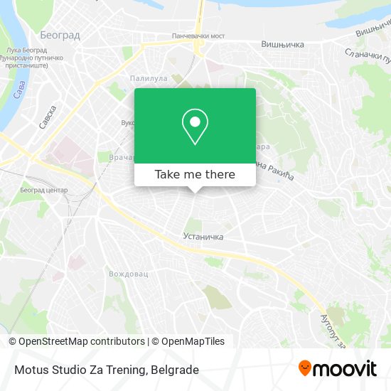 Motus Studio Za Trening map