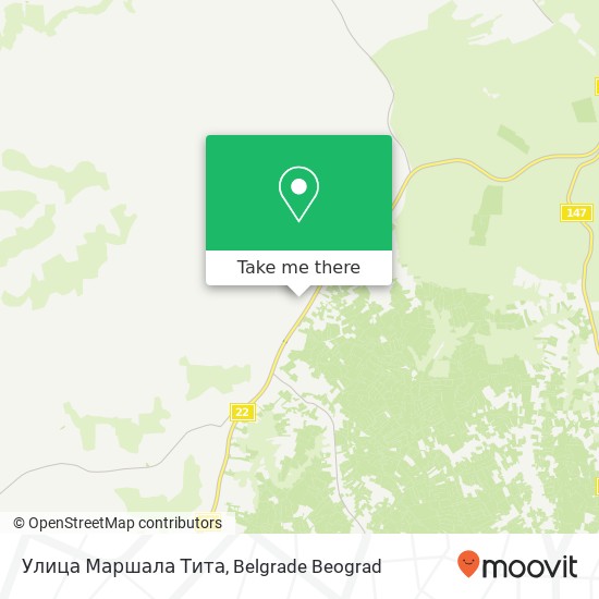 Улица Маршала Тита map