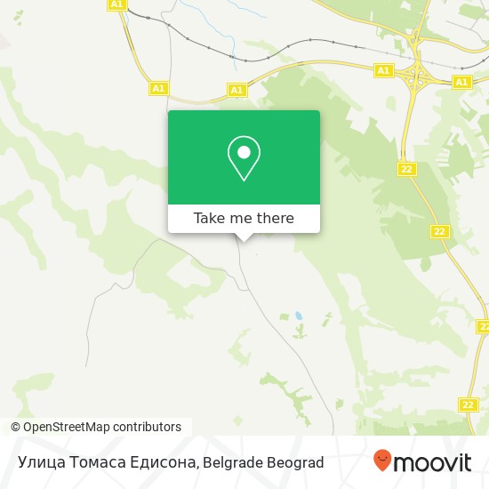 Улица Томаса Едисона map