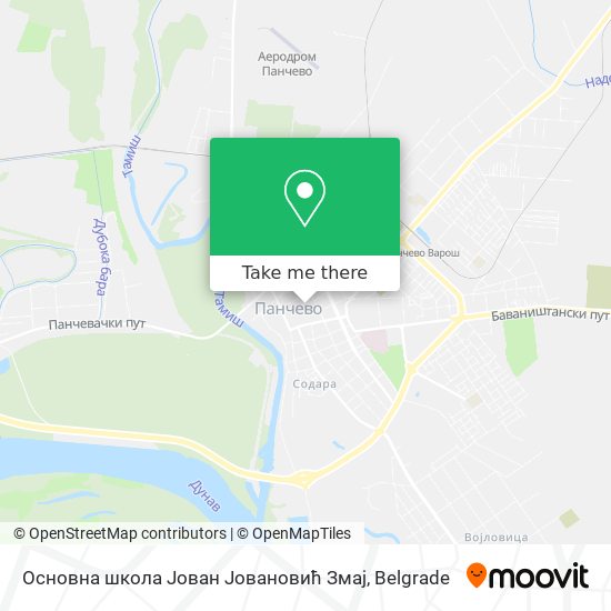 Основна школа Јован Јовановић Змај map