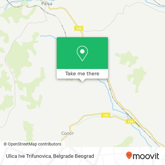 Ulica Ive Trifunovica map