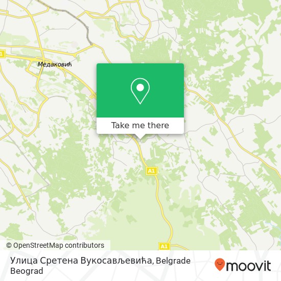 Улица Сретена Вукосављевића map