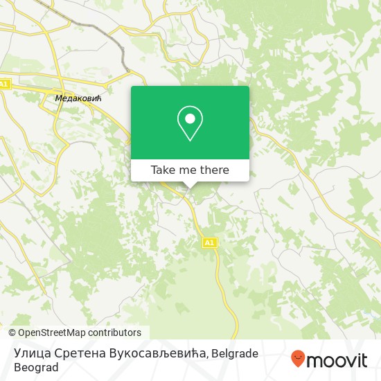 Улица Сретена Вукосављевића map