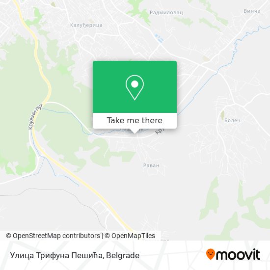 Улица Трифуна Пешића map